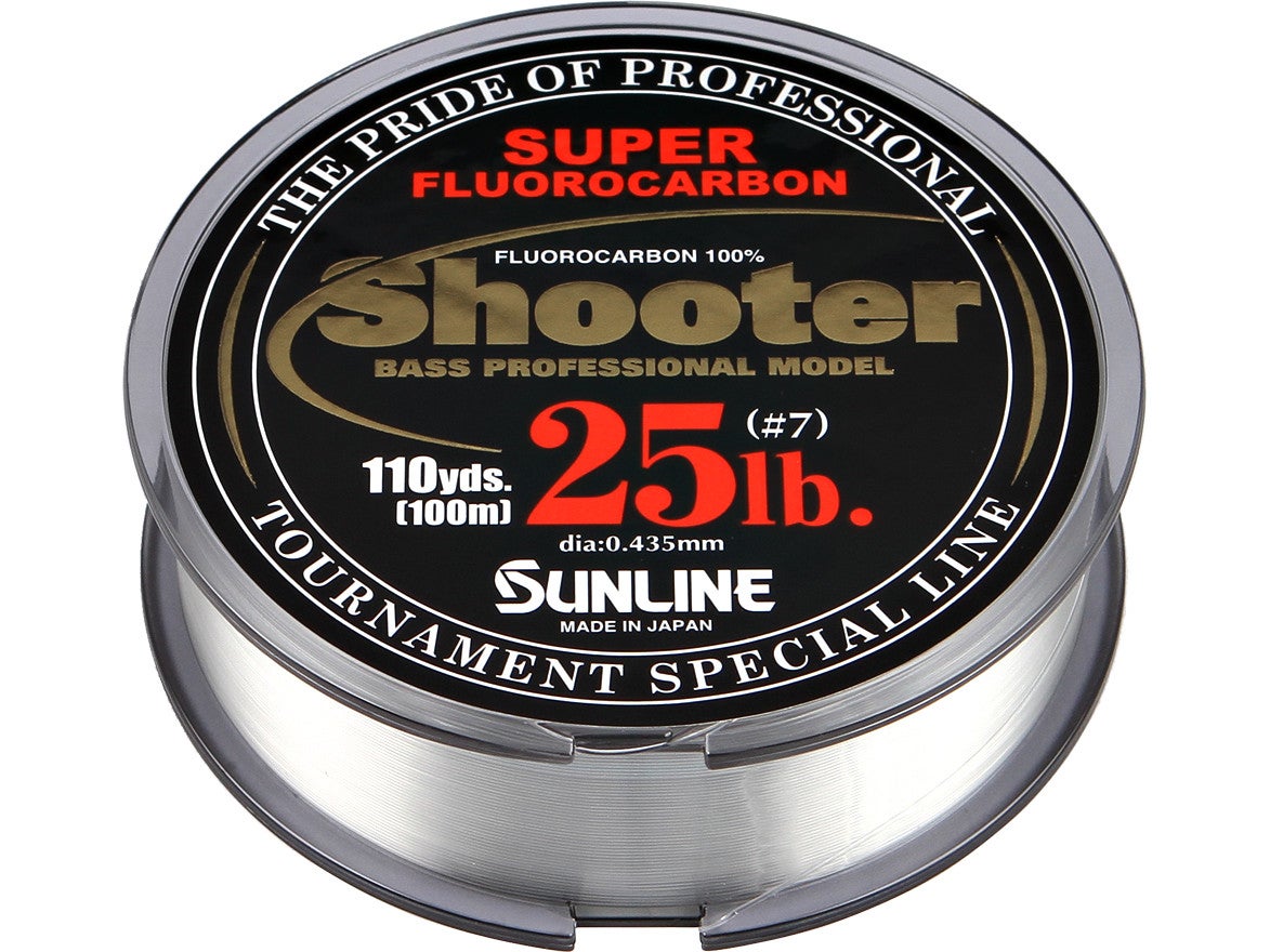 Sunline Shooter Bass Professional Invisible Fluorocarbon Line  75-100m 