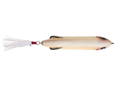 2 oz fishing lures AW Salmon Slammer Jigs Alewife Tangled Tackle Co Available in Multiple Weights Choose the right size to match current conditions and target species. Snag Proof Zoo Pup -