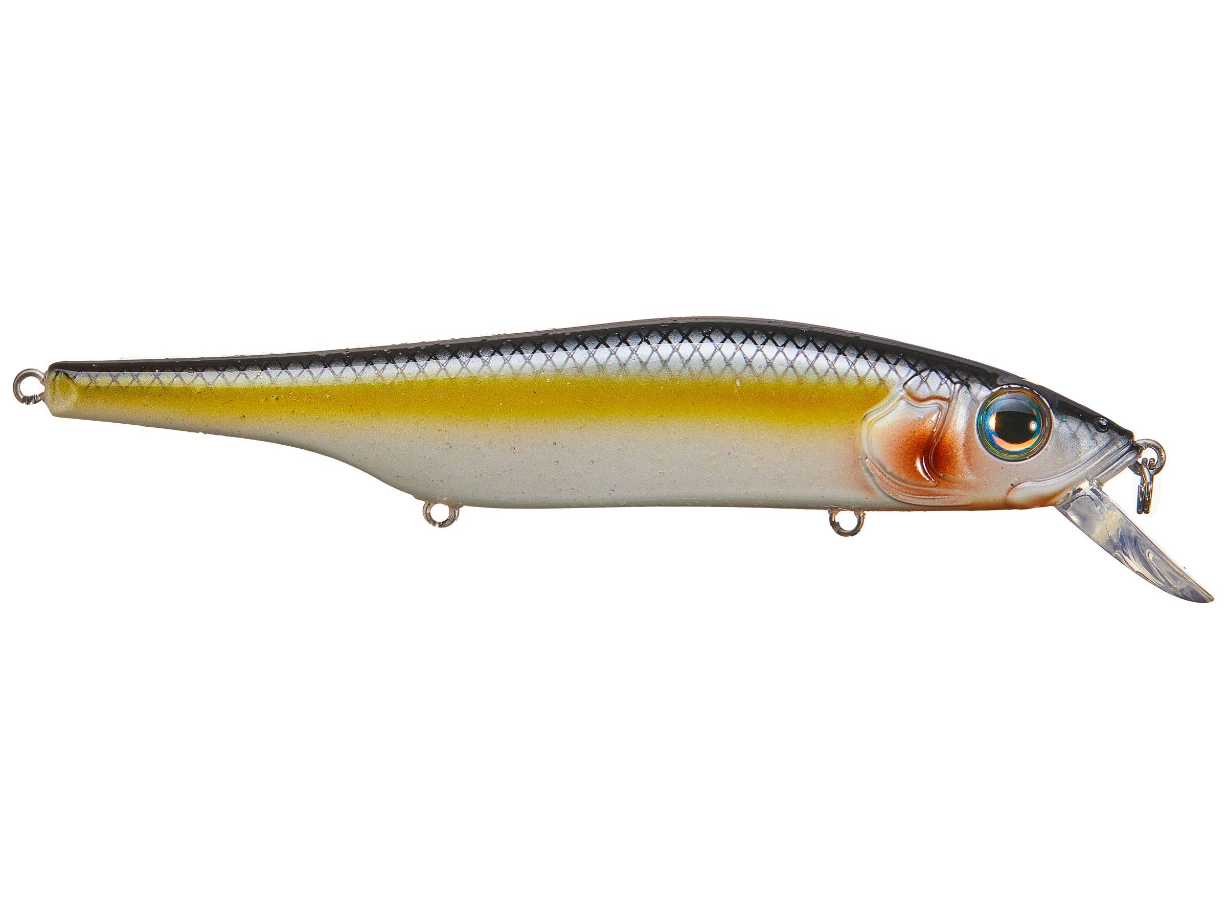 Bill Lewis Scope-Stik 100 Floating Jerkbait Fishing Lifelike Freshwater & Saltwater Lure With Mustad UltraPoint Triple Grip Hooks, PRO Blue