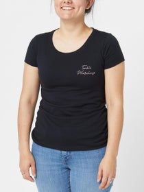 Tackle Warehouse Cursive Womens Shirt Black