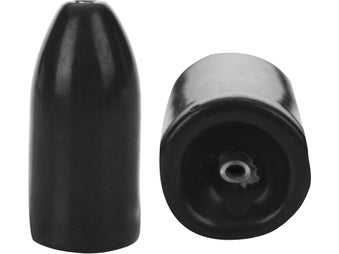 TD Colored Insert Worm Weights 3/4 Black 2pk