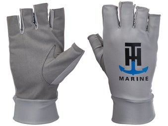 T-H Marine Logo Fishing UV Protection Sun Gloves