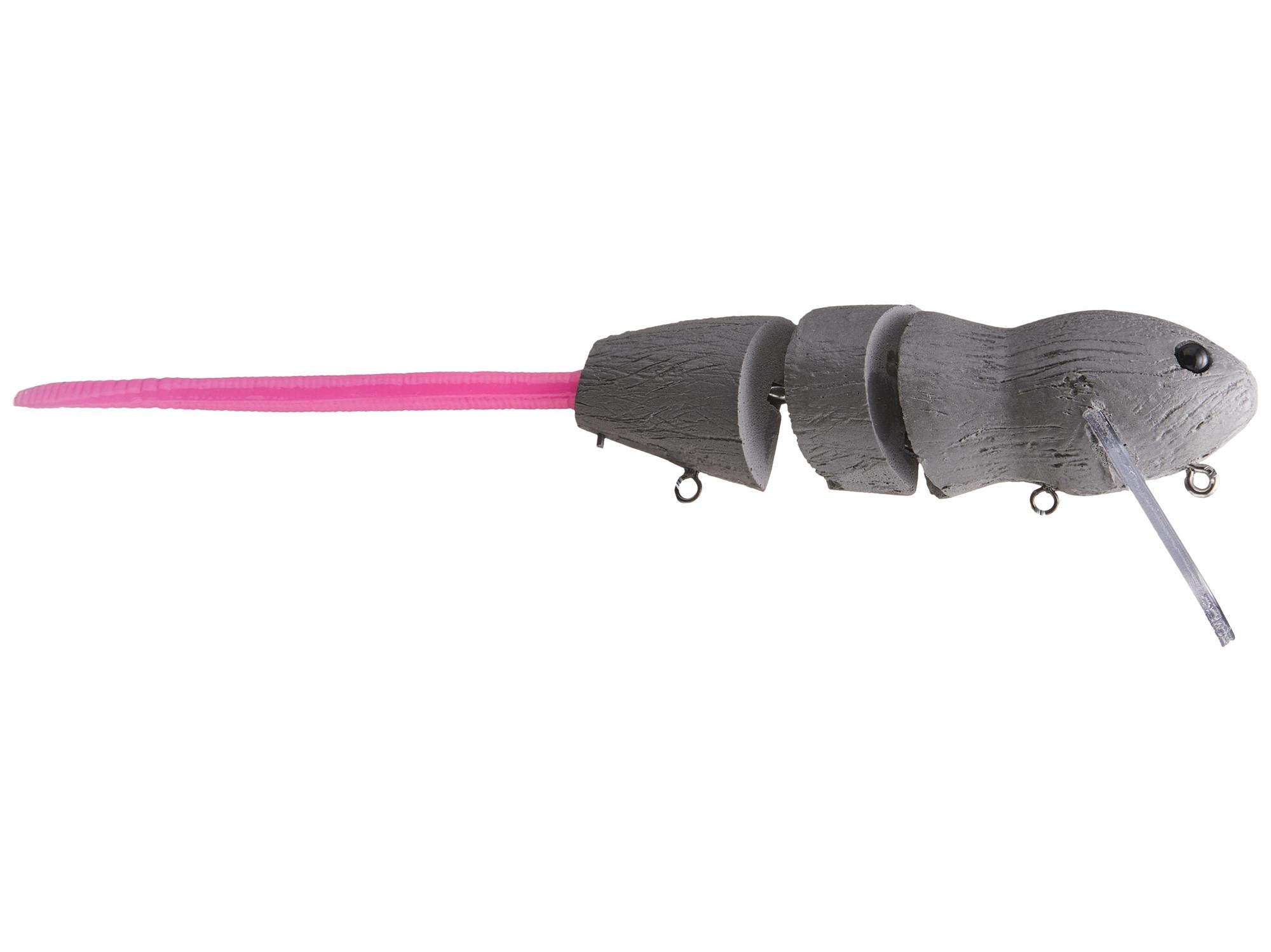 Leurre Bois El Raton – Swimbait Topwater – Rat Noir Mat – Édition Limitée
