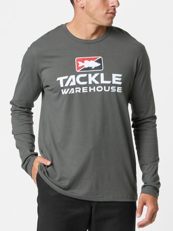 Tackle Warehouse Vertical Long Sleeve Shirt Charcoal