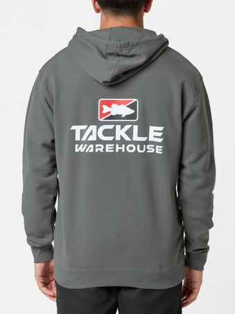 Tackle Warehouse Vertical Hoodie Charcoal