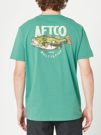 Aftco Wild Catch Shirt Bottle Green MD