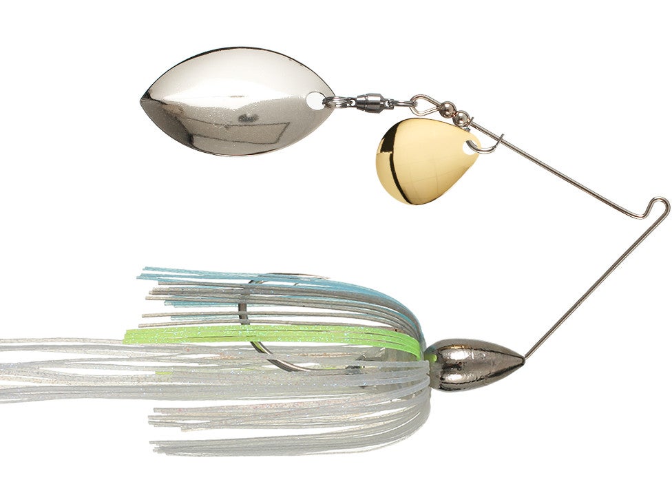 War Eagle Double Willow Spinnerbait Silver Shiner; 1/2 oz.