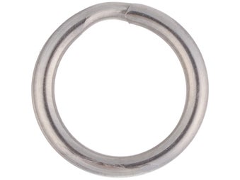 Worth Standard Wire Stainless Steel Split Rings 15pk