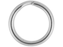 Worth Standard Wire Nickel Steel Split Rings 15pk