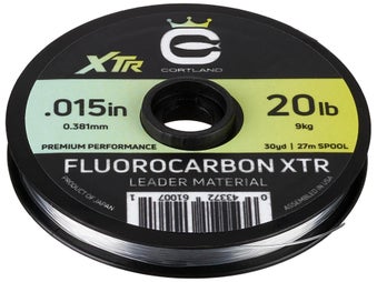 Cortland XTR Fluorocarbon Leader Line 30yd
