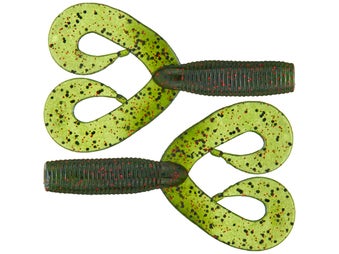 East Rain Grub Soft Baits With Fork Roll-Tail - 6cm/2.36in, 2.4g, 6 Color Options For Fresh/Saltwater