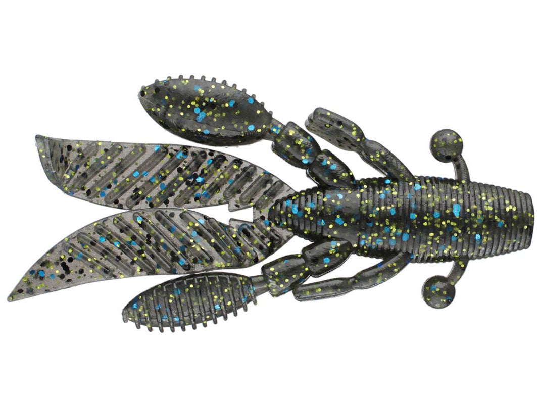 Leurre Souple GARY YAMAMOTO Flappin Hog 3.75 297 Green Pumpkin W Large Black Flake Item 13437431