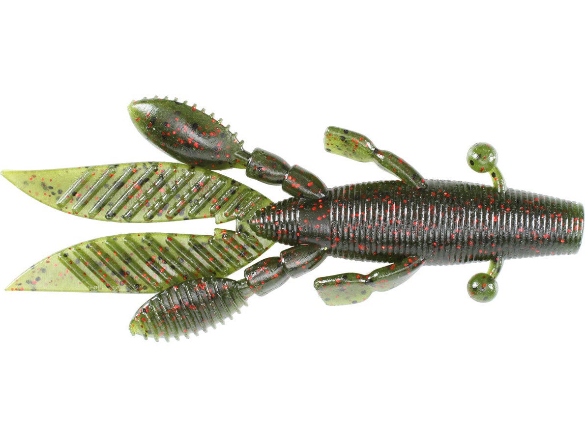 Yamamoto Flappin' Hog – Esca Morbida Per Pesca, 9,5 Cm, 7 Pezzi, Imitazione Gambero - 2