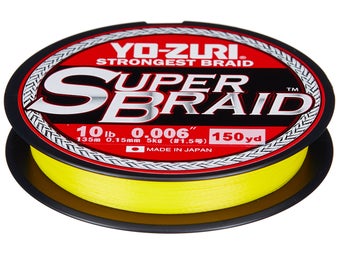Yo-Zuri Superbraid Hi-Vis Yellow 150yd 15lb