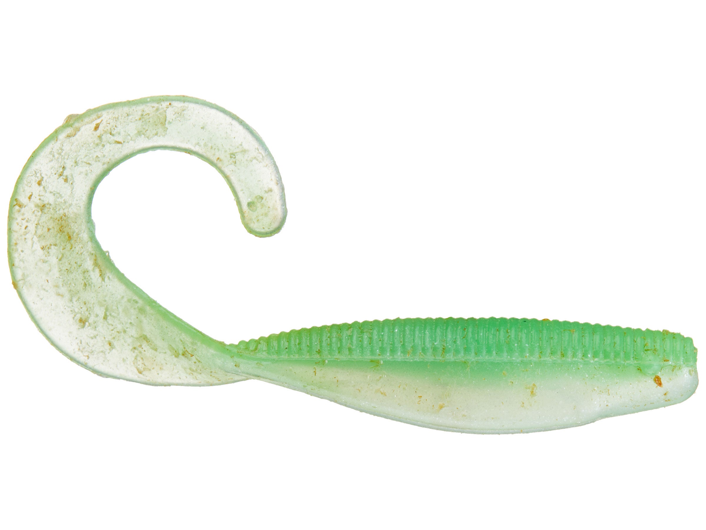 Z-Man Scented Curly Tailz Lures - Lime/Pearl, 10X Tough ElaZtech For Flounder, Redfish, Seatrout
