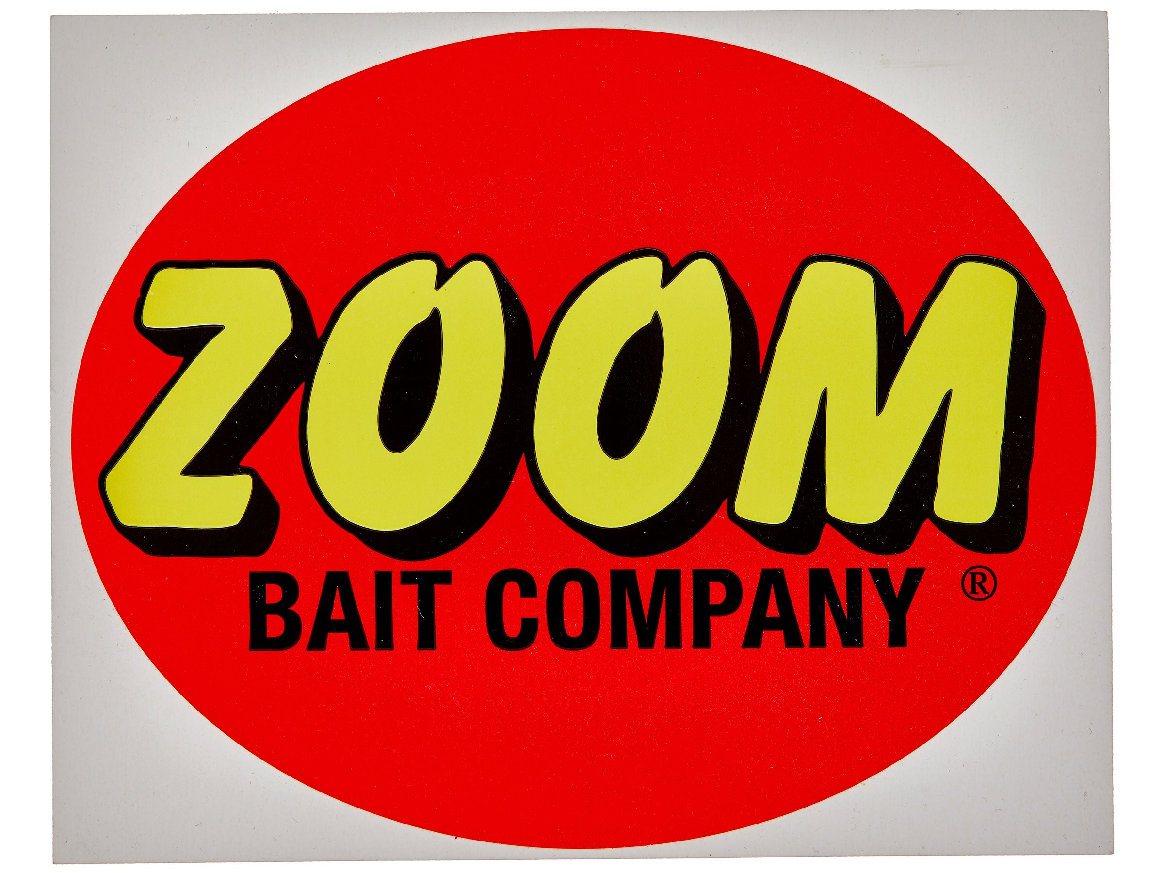 Bumper or Windshield Decal ZOOM bait LURES stickers x 1Each   Boat 