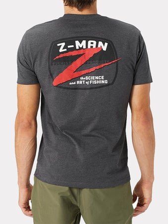 Z-Man Z-Badge Logo Teez Shirt Charcoal Heather MD