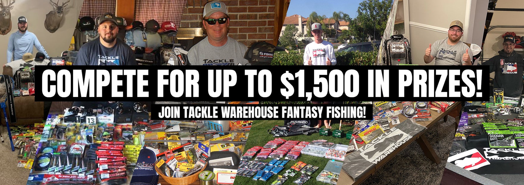 2021 Tackle Warehouse Fantasy Fishing Prizes Tackle