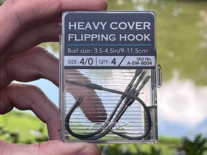 One of the small internal boxes containing heavy cover flipping hooks