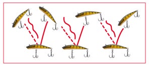 Vertical Fishing / Glidebait Action