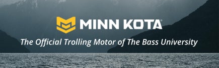 Minn Kota. The official trolling motor of The Bass University.