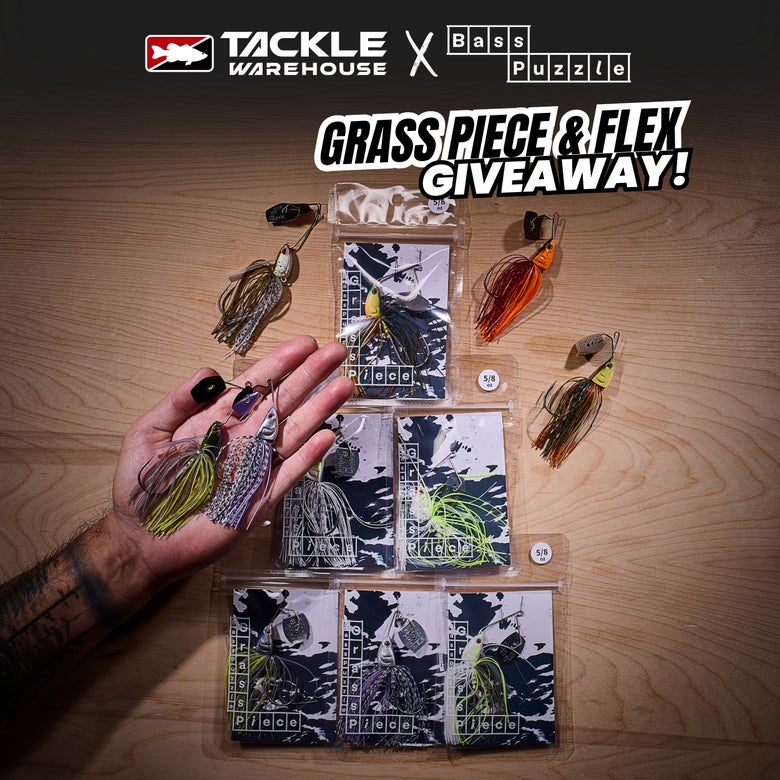 Bass Puzzle Grass Piece & Flex Giveaway