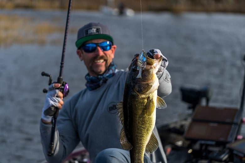 Ike with a Berkley Gilly Bass