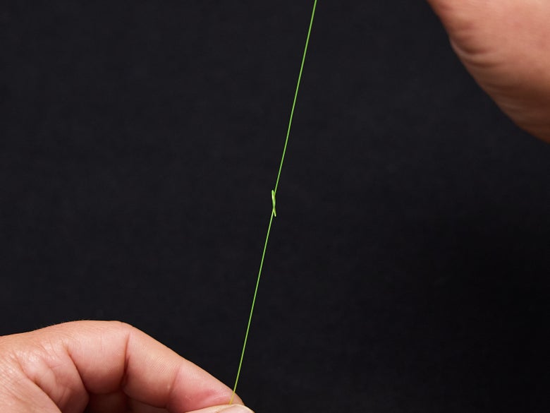 side view of loop showing up and down sides