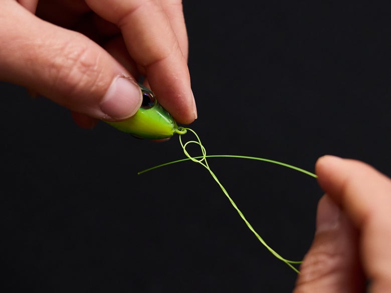 tag end through both loops