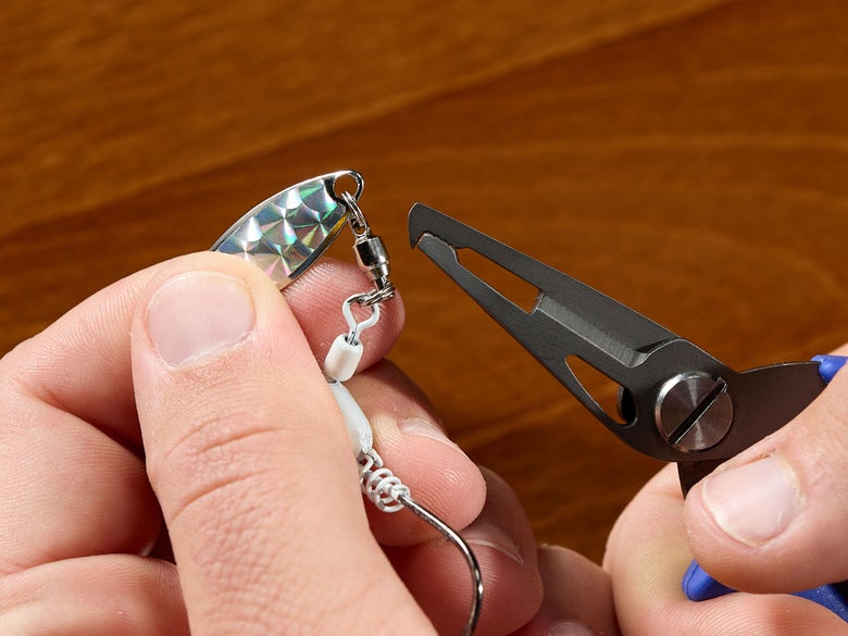 pliers next to splir ring