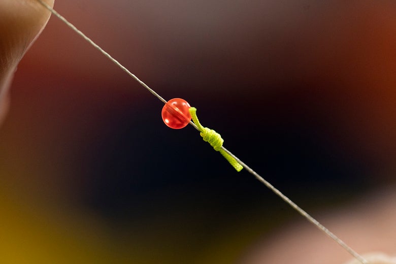 Rigged Bead to Protect Bobber Stop Knot