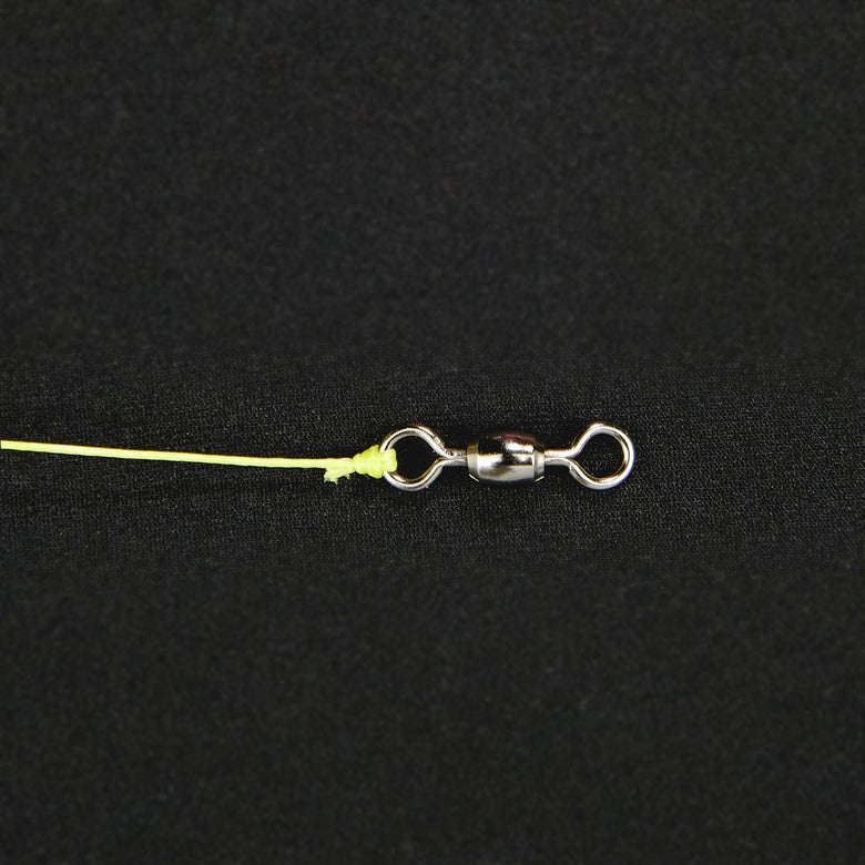 Swivel tied to line