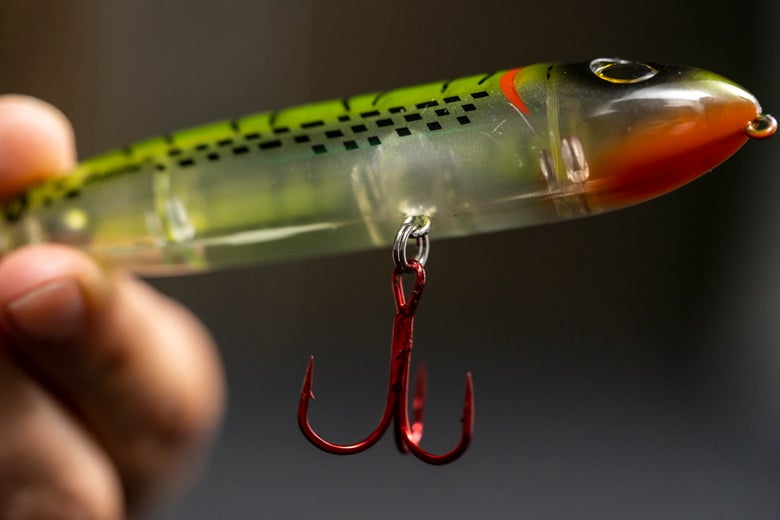 Red Front Treble Hook on a Spook