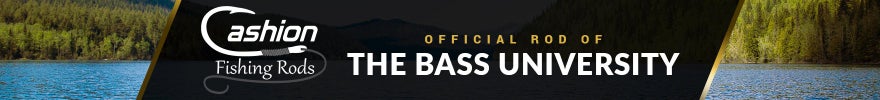 Cashion Fishing Rods. Official Rod of The Bass University