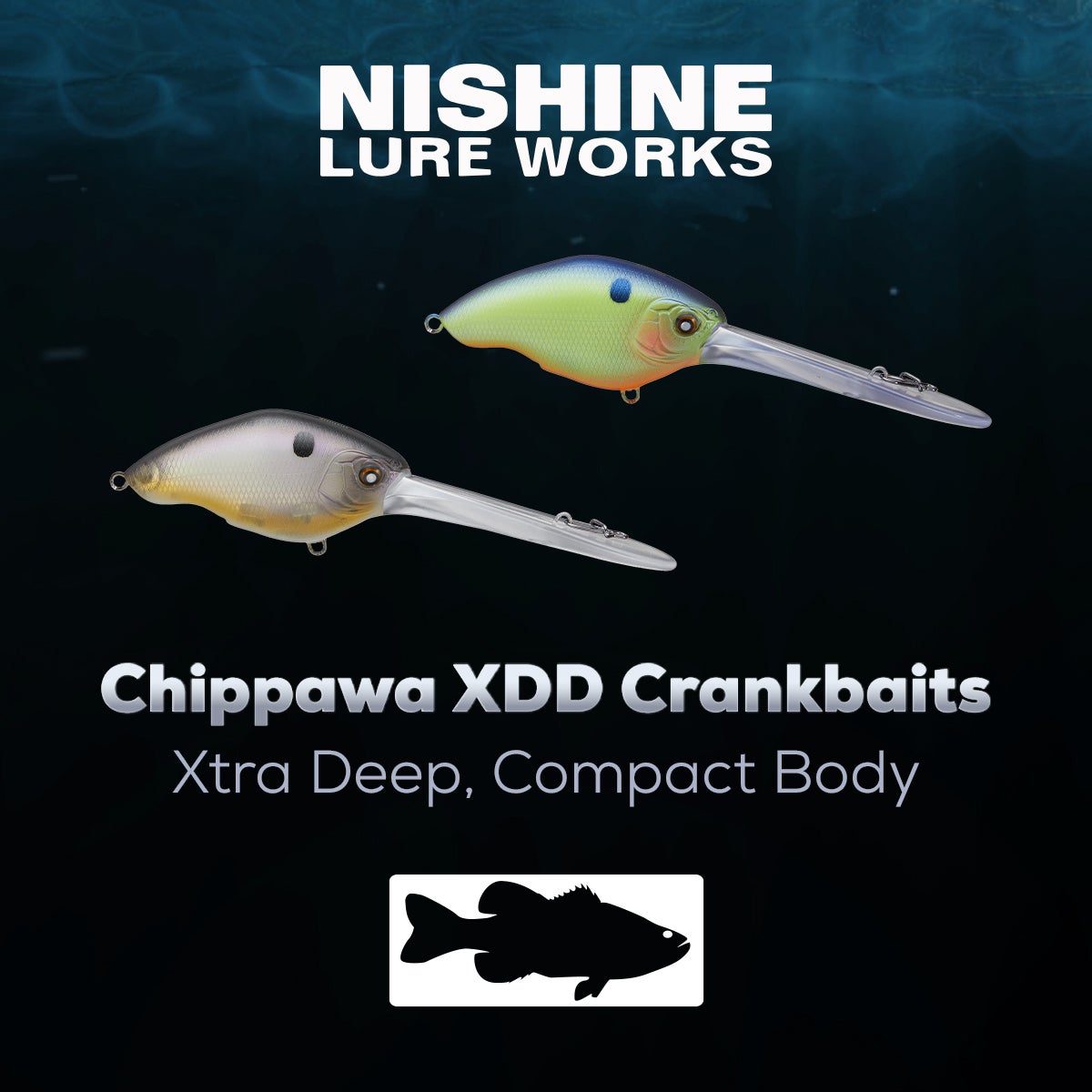 Image of Nishine Lure Works Chippawa XDD Crankbaits