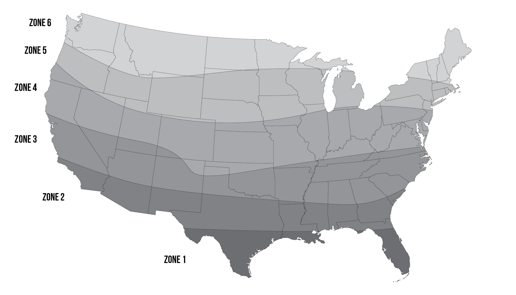 Zone Map Graphic