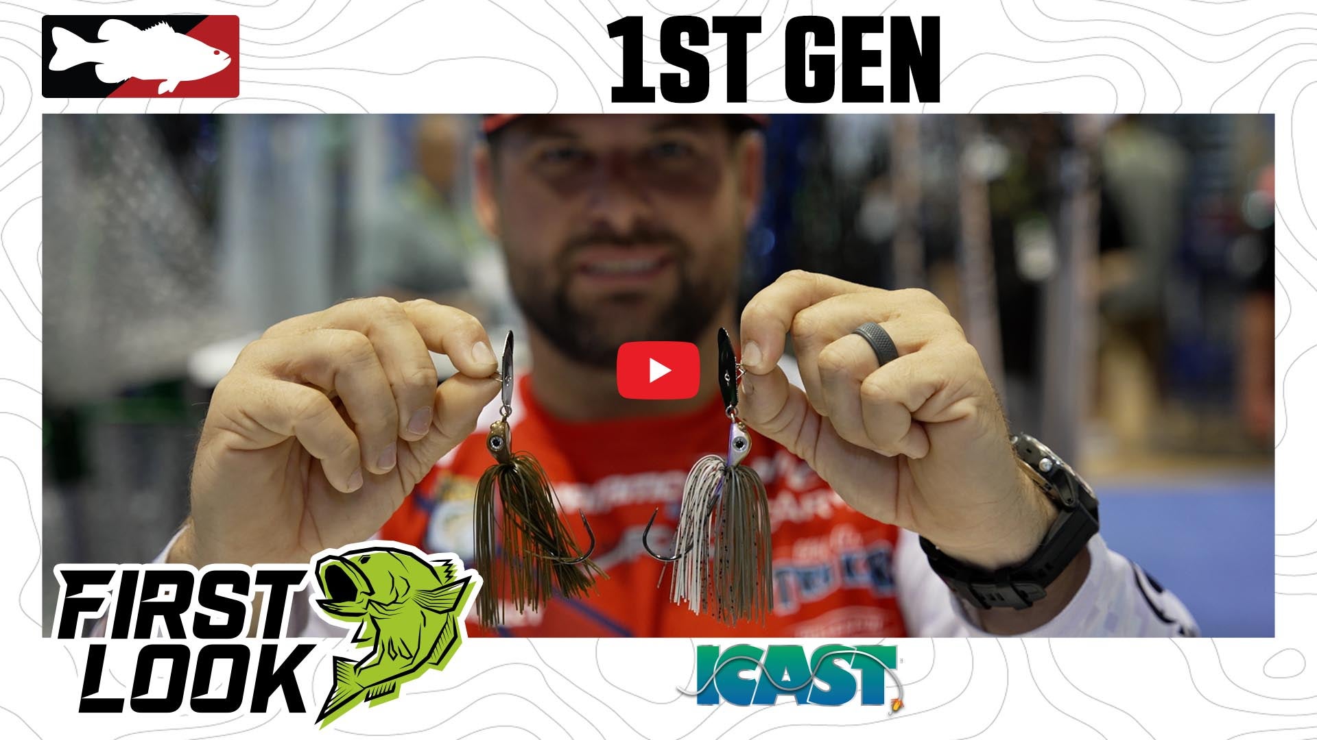 1st Gen Copperhead Bladed Jig with Brock Mosley 