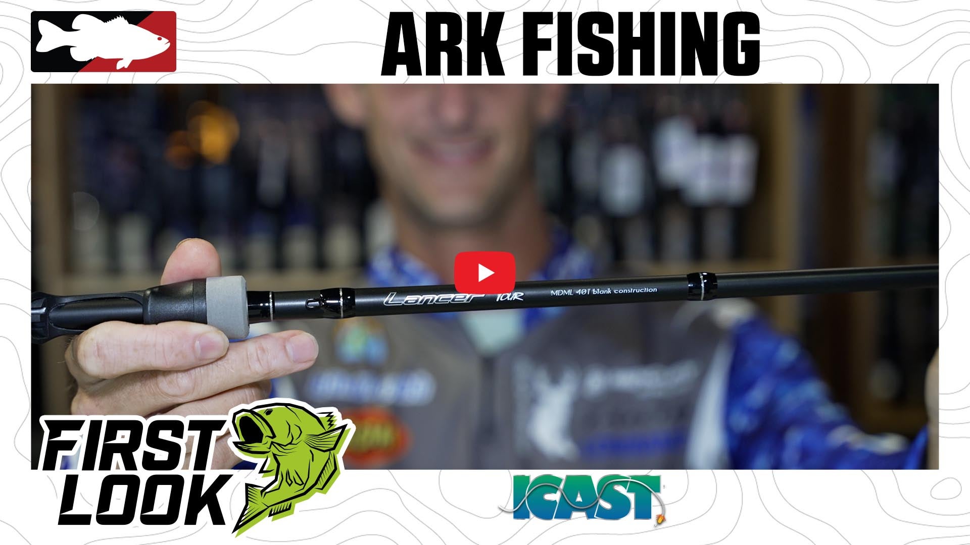 Ark Fishing Lancer Tour Cast & Spin Rods - Brandon Cobb 