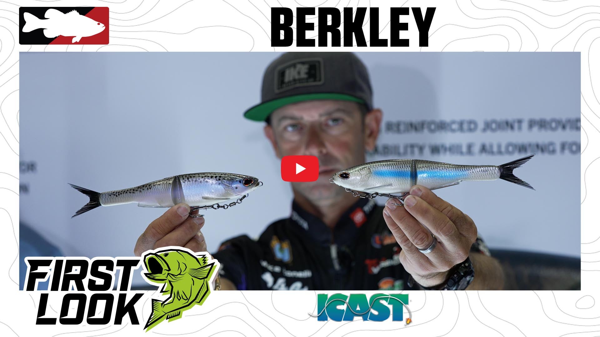 Berkley Powerbait Nessie Soft Glide Bait w Mike Iaconelli 