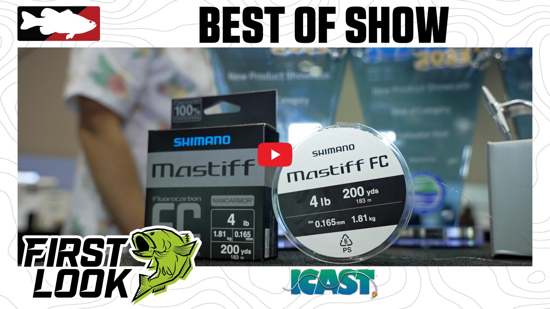 Shimano Mastiff FC Fluorocarbon - Best Fishing Line 