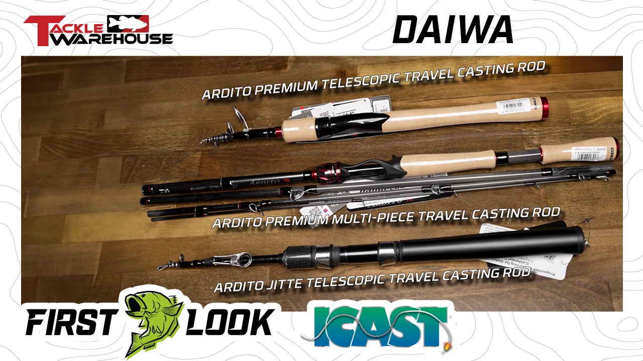 Daiwa Ardito Casting and Spinning Travel Rods 