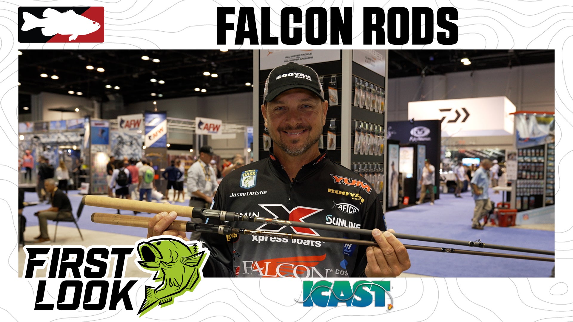 New Falcon Bladed Jig Rod and Big Bait Rod w. Christie 