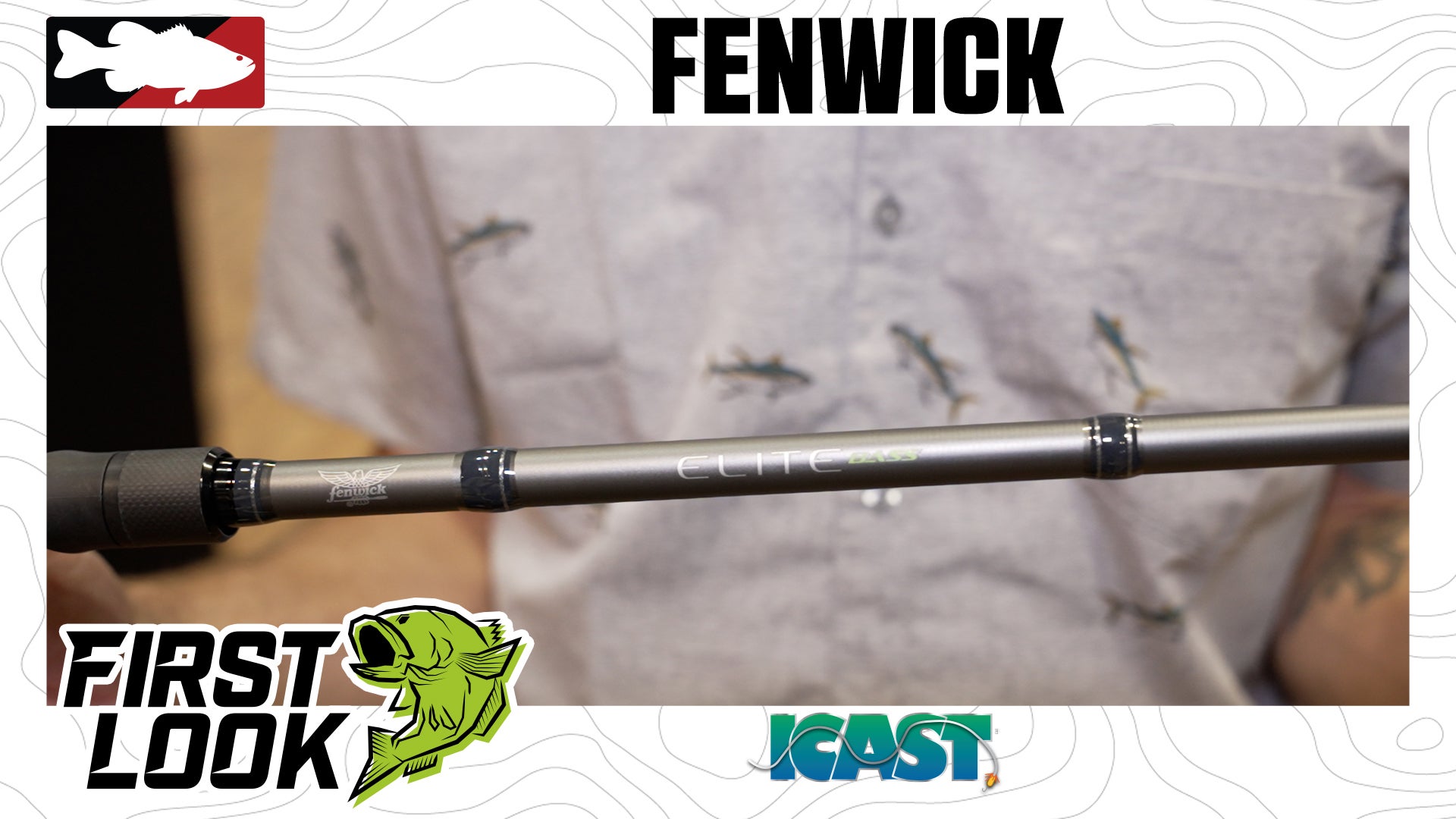 Fenwick Elite Bass 2-Piece Spinning Rods w. Justin Atkins 