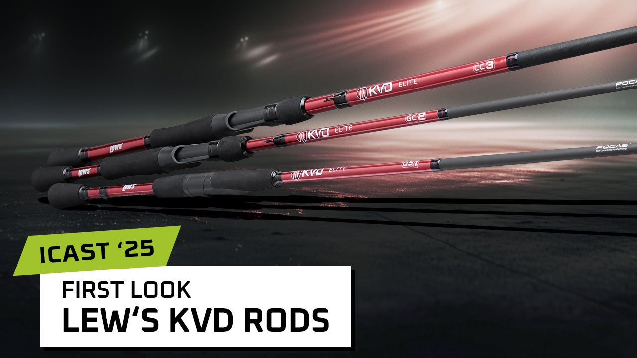 Lew's KVD Elite Casting, Cranking Spinning Rods