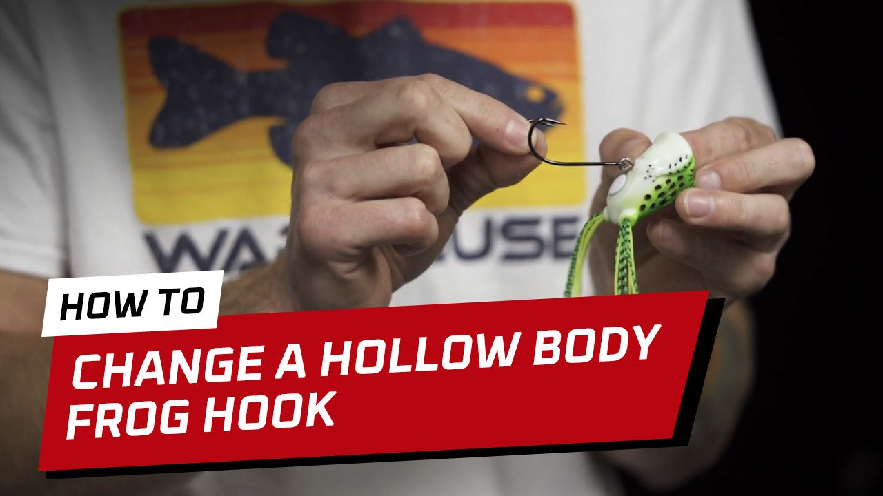 How-To Change a Hollow Body Frog Hook