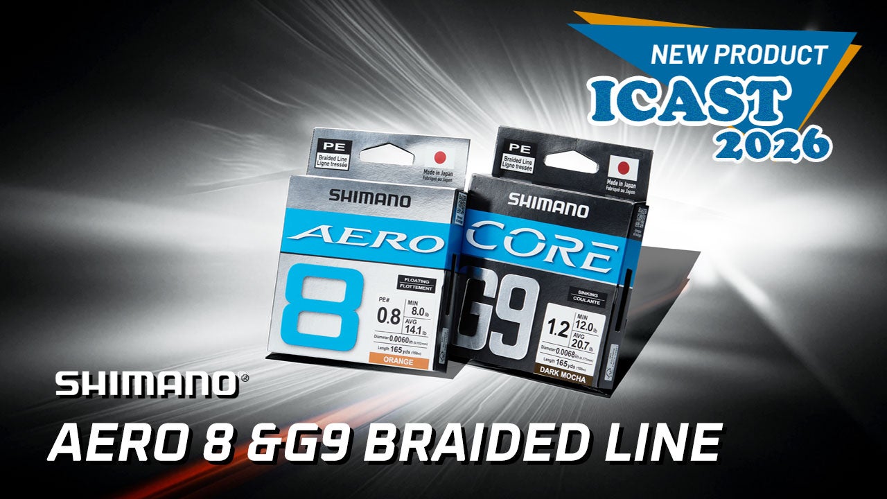 Shimano Aero 8 PE & Core G9 Braided Fishing Line