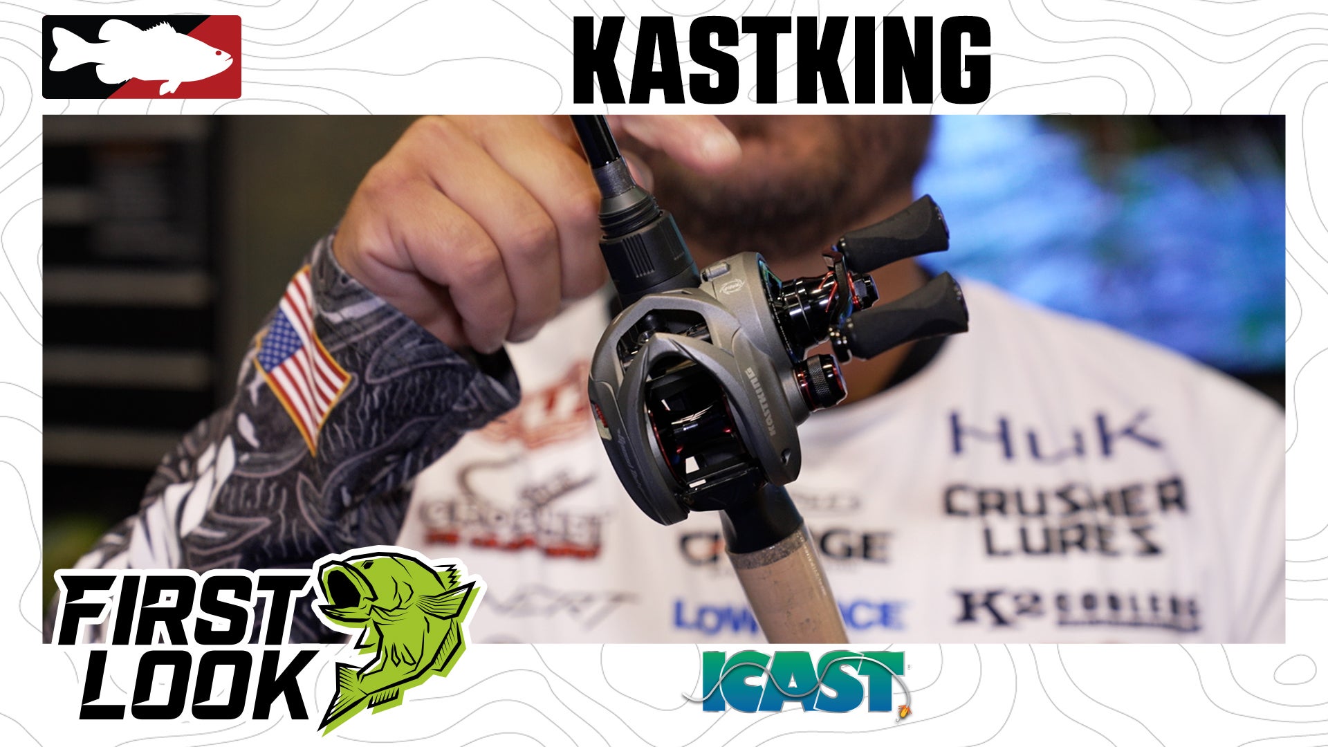 KastKing Speed Demon Deadbolt Casting Reel w. Cajun Baby 