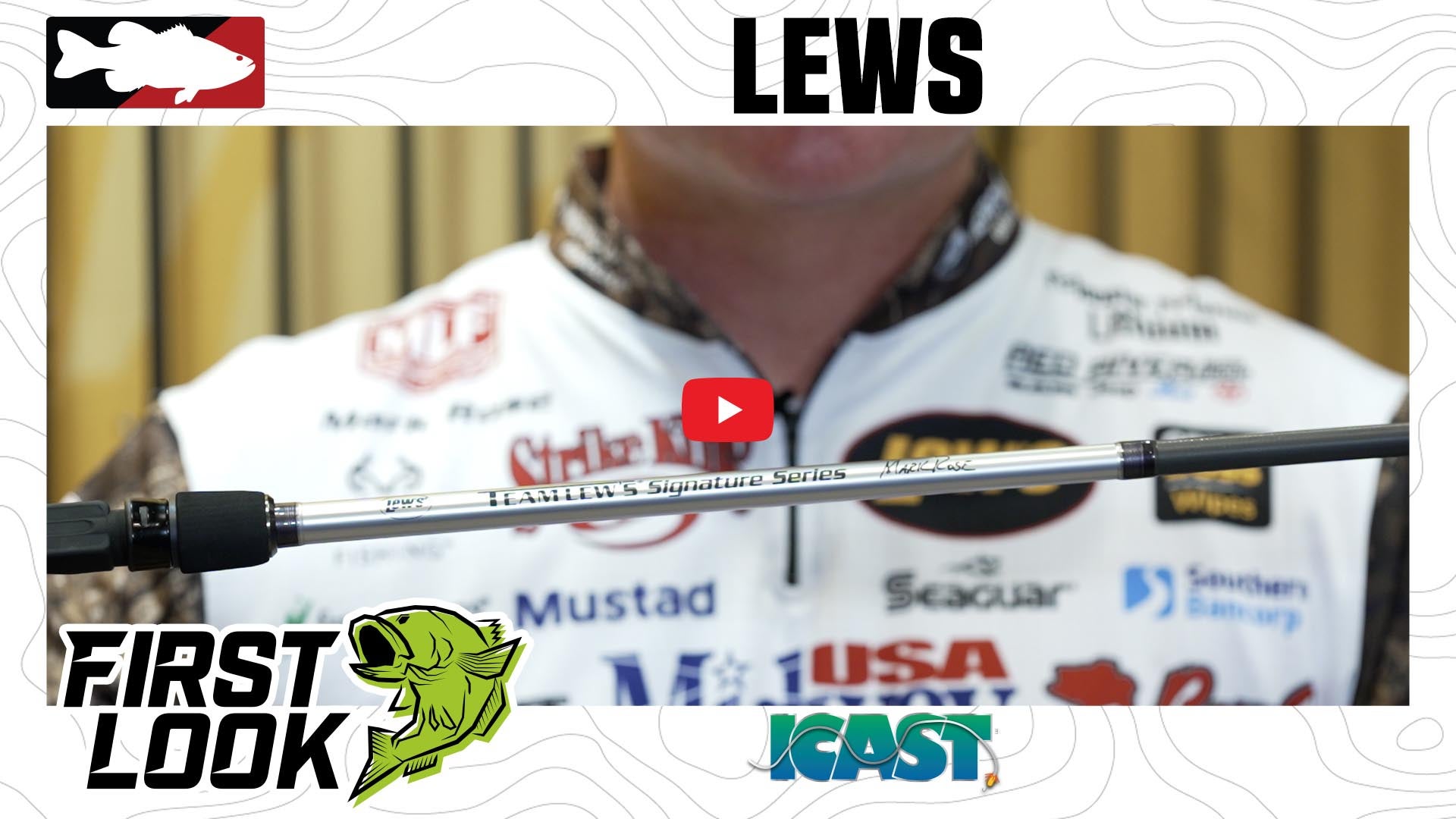 Lew's Team Signature Series Custom Cranking Rod w Mark Rose