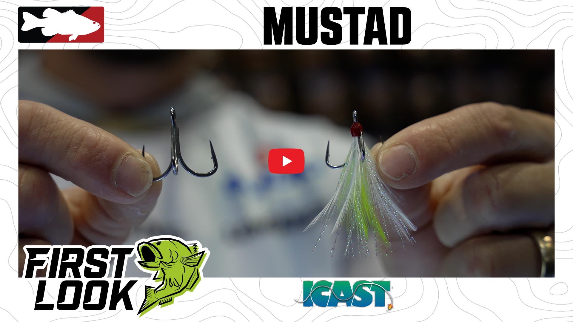 Mustad Tactical Bass KVD Inline Triple Grip Tin &Short Treb