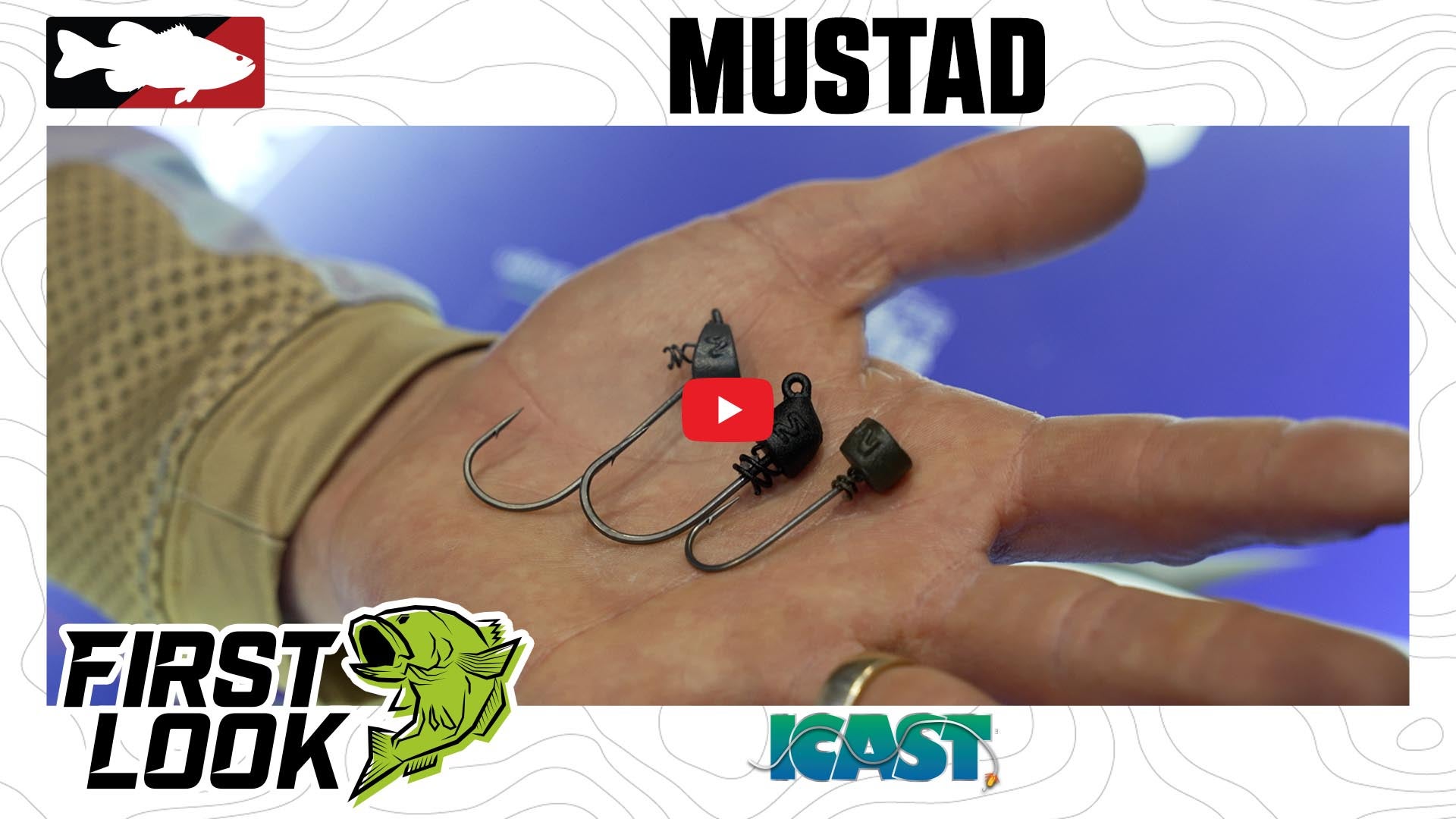Mustad Tactical Bass A-Tak Hooks with James Elam